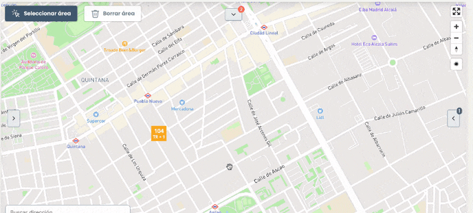 Geoplanning -  cambiar geolocalización de un trabajo
