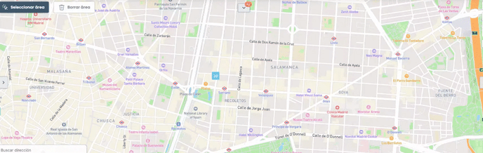 Geoplanning - doble clic seleccionar trabajo