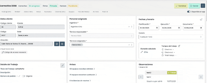 verificar consumos de stock